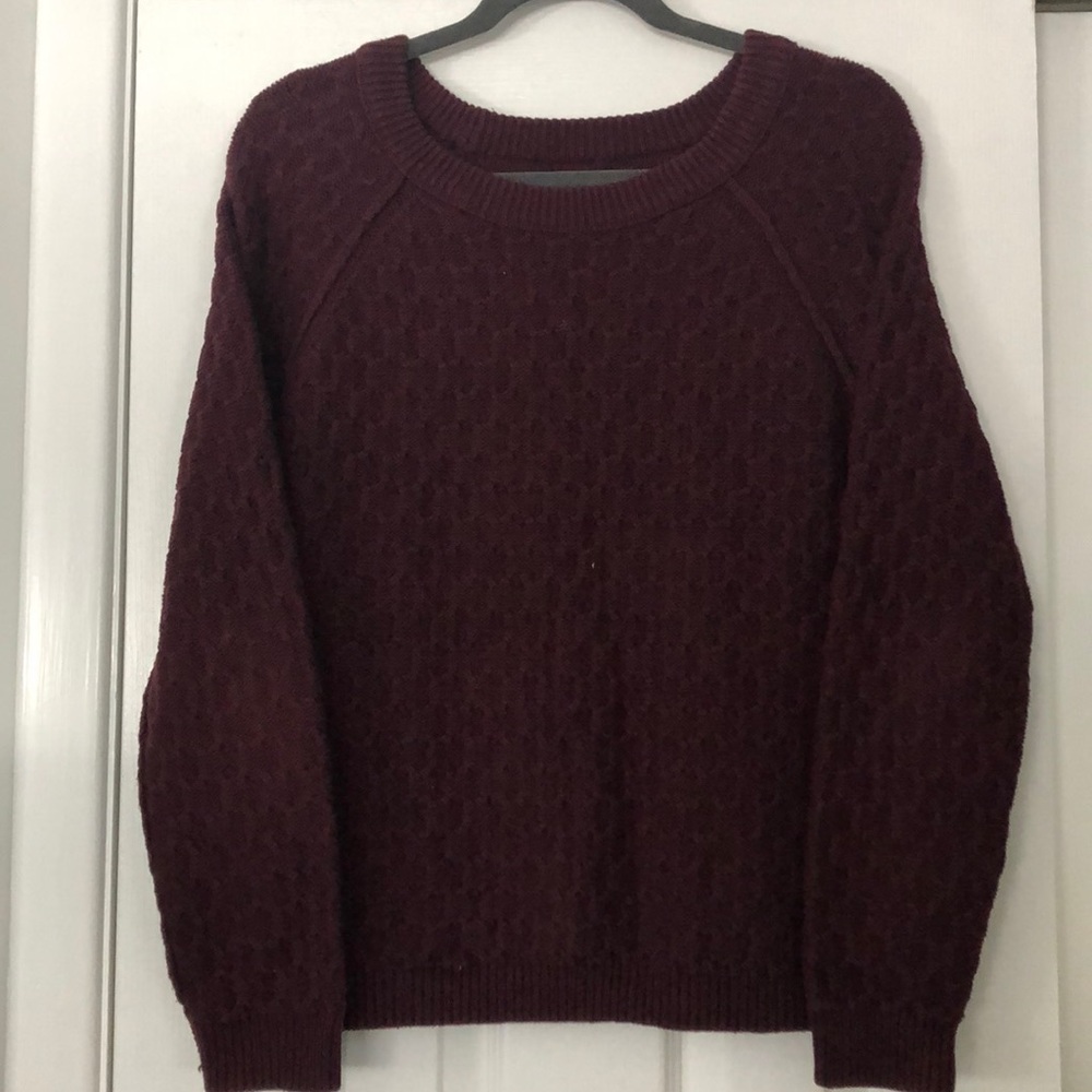 Cable knit sweater